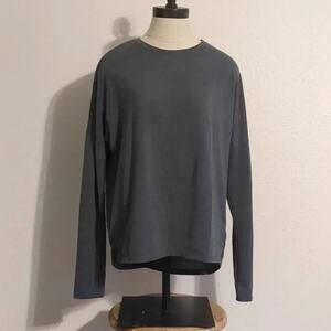 REI Cooperative long sleeve dark gray knit shirt size S‎